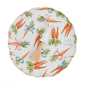 Round Carrot Platter Set