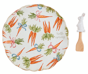 Round Carrot Platter Set