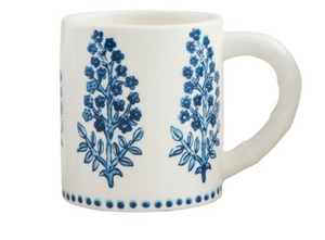 Blooms Blue Floral Mug