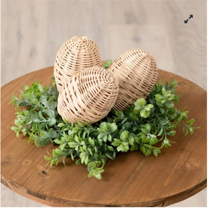 Rattan Easter Eggs