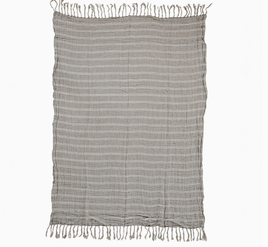 Hasselt Handwoven 100% Linen Throw