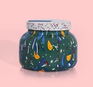 Capri Volcano Holiday Pattern Candle