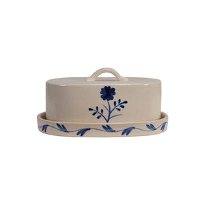 Hand Painted Butter Dish