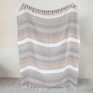 Stripes & Fringe Throw