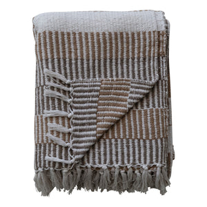 Stripes & Fringe Throw