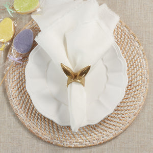 Gold Bunny Ear Napkin Ring