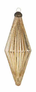 Diamond Ribbed Ornament