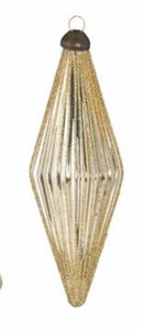 Diamond Ribbed Ornament