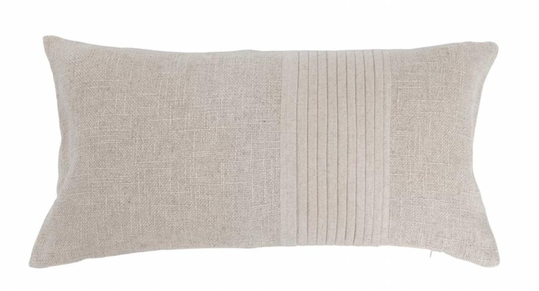 Pleated Lumbar Pillow