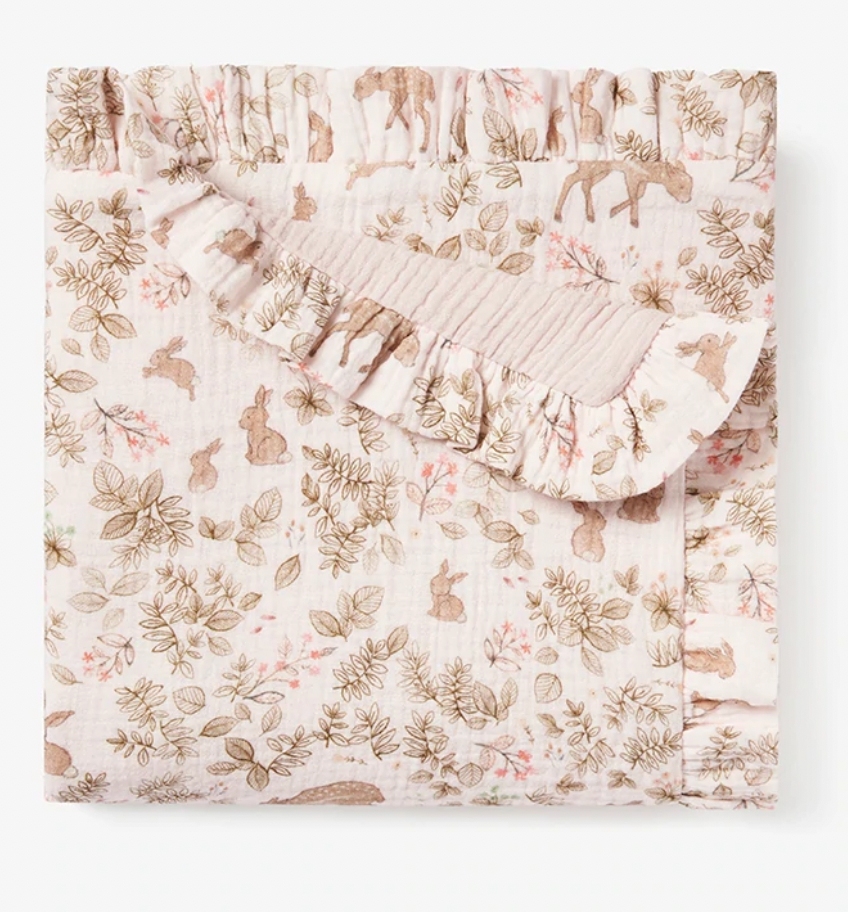 Bunny discount print blanket