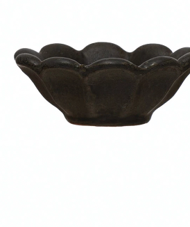 Stoneware Flower Bowls