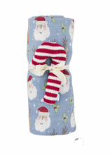 Load image into Gallery viewer, Candy Cane Rattle Set // Blue
