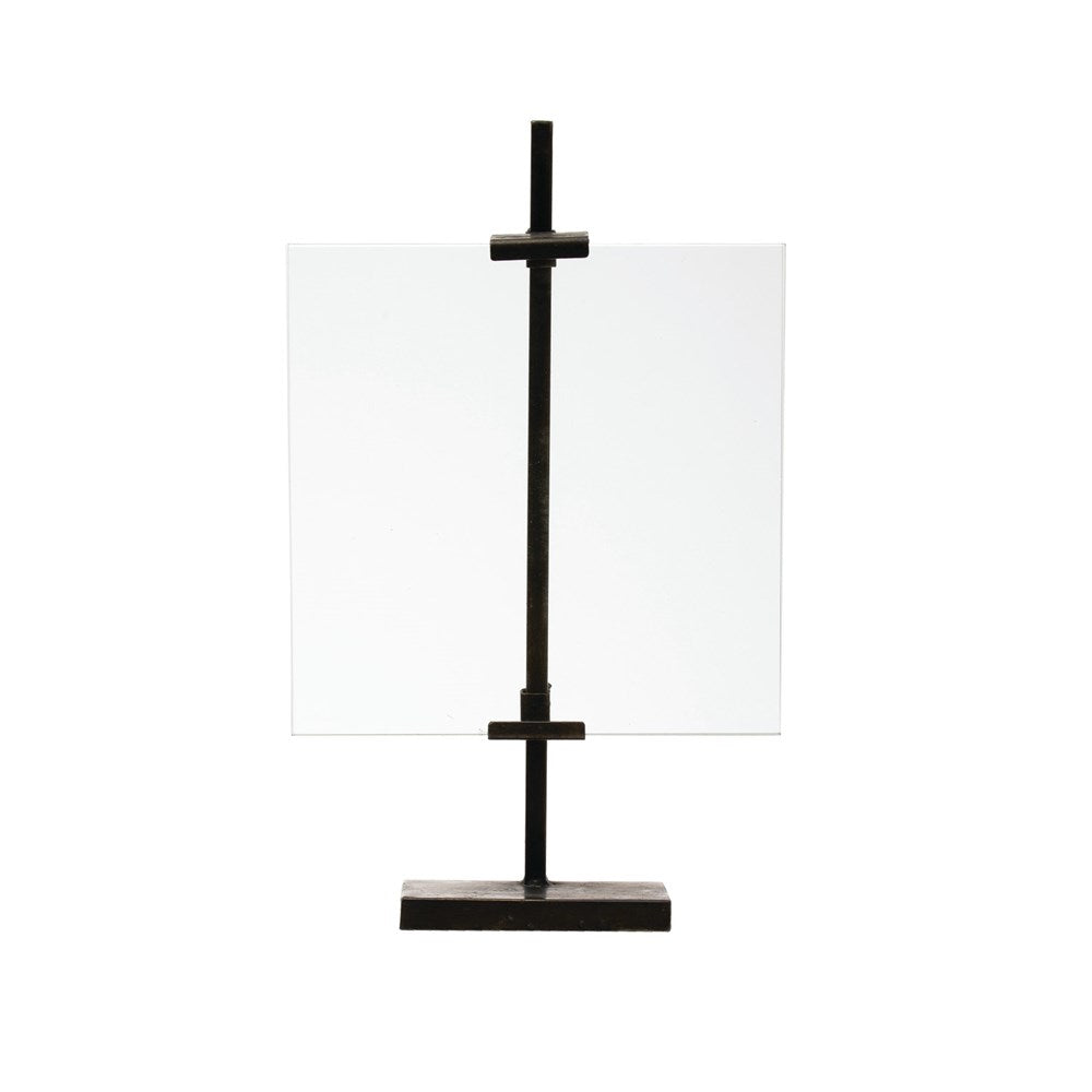 Metal + Glass Stand Frame