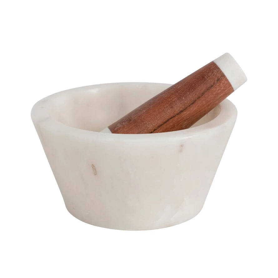 Acacia Wood Mortar and Pestle