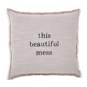 Beautiful Mess Down Ruffle Pillow