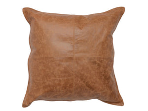 Dumont Leather Down Pillow- 22”x22”