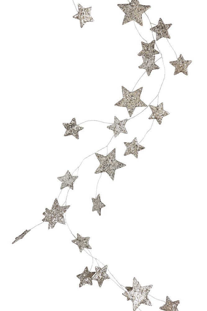 Glitter Star Garland